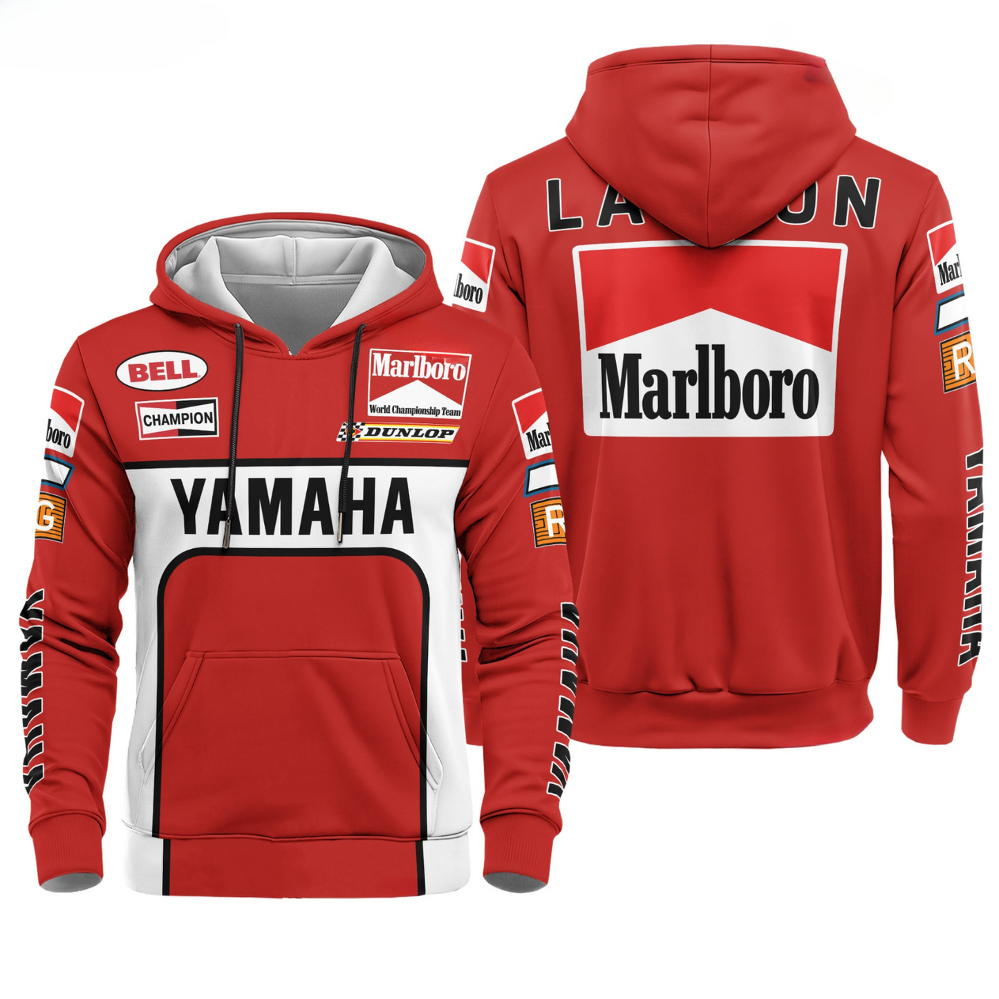 Lawson Yamaha Moto Racing Inspired Hoodie