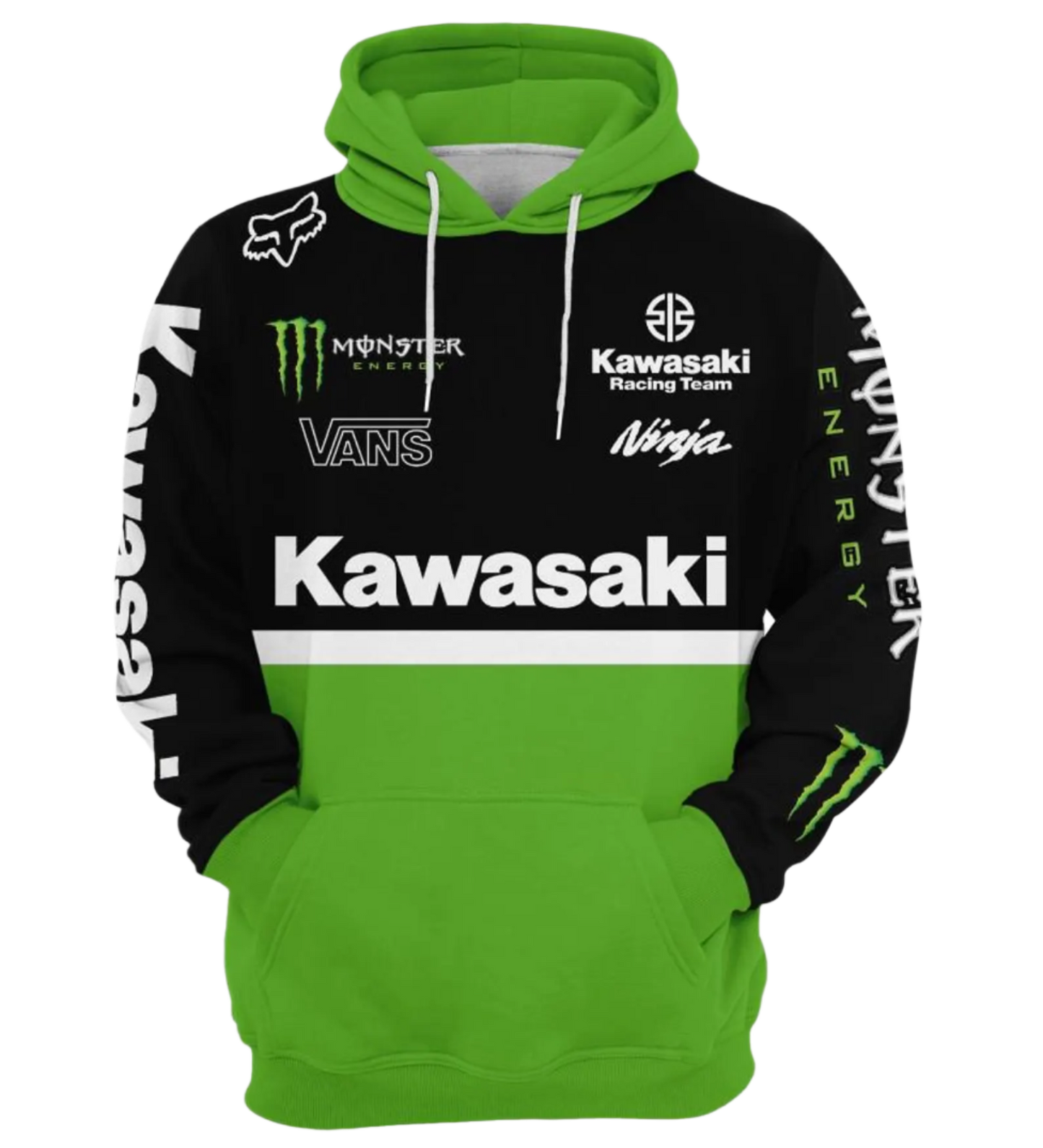 Kawasaki Ninja Moto Racing Inspired Hoodie