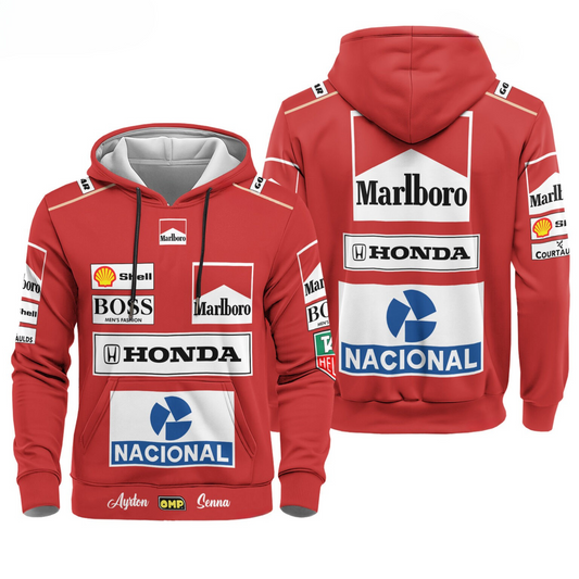 Ayrton F1 Racing Inspired Hoodie