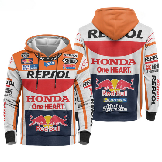 Marquez Honda Moto Racing Inspired Hoodie