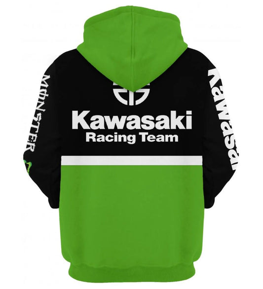 Kawasaki Ninja Moto Racing Inspired Hoodie