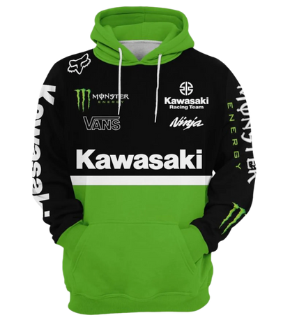Kawasaki Ninja Moto Racing Inspired Hoodie