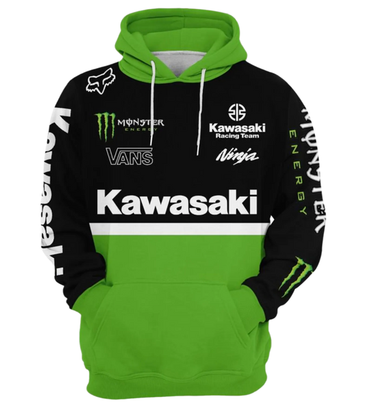 Kawasaki Ninja Moto Racing Inspired Hoodie